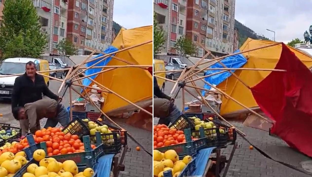 Artvin’i fırtına vurdu